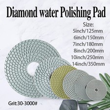 Tampone lucidante 30-3000Grit Diamond Wet Dry per pavimento al quarzo marmo sabbia cemento