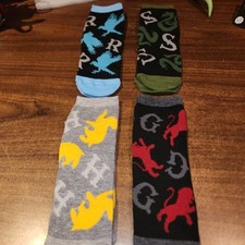 NEW Lot of 4 Pairs Harry Potter Low Cut Socks Mens sz 6-12 Womens sz 8-13