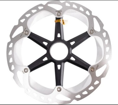 2x Shimano Bremsscheibe RT-MT800 203 mm Center-Lock sil/sw mit innen Befestigung