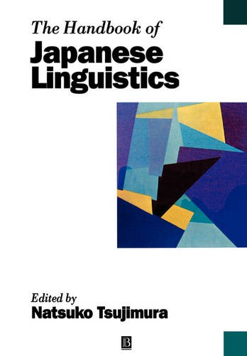 The Handbook of Japanese Linguistics Tsujimura Paperback Wiley–Blackwell