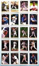 1995 Topps Cyberstats Lot of (83) Puckett Kent Mussina Winfield Molitor Murray