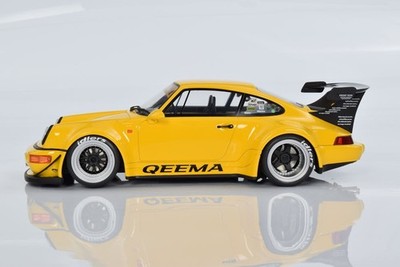 Porsche 911 RWB QEEMAGTスピリット ミニカー 2024 Porsche 911 RWB Qeema Yellow in 1:18 scale by GT Spirit | eBay