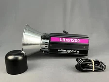 Paul C Buff White Lightning Ultra 1200 Studio Light Works Great (A)