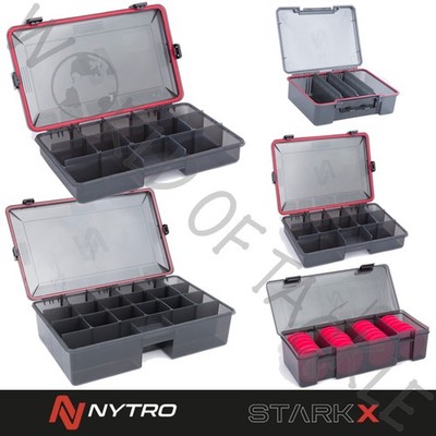 Nytro Tackle Box Feeder Float Zig Friedfisch Karpfen Match Angelboxen 5 Größen