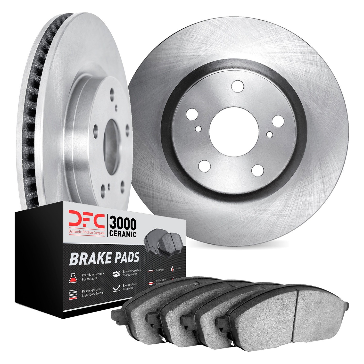 For Ford GT 2005-2006 DFC 6302-54154 PRO-KIT 3000 Plain Front Brake Kit