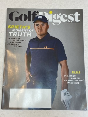 Golf Digest Magazine Issue #5 June July 2021 Jordan Spieth PGA US Open Previews