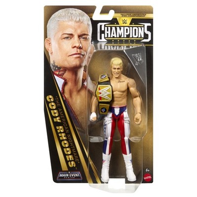 Cody Rhodes  WWE Main Event Champions 6 Mattel Toy Wrestling Action Figure