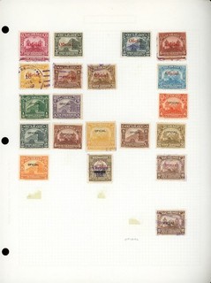 Lotto pagine album specializzate NICARAGUA BYERLEY #76 ASSORTIMENTO PRINCIPALMENTE USATO $$$