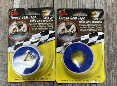 2 pack~ Magic Mounts Thread Seal Tape (1/2'' x 260'') roll