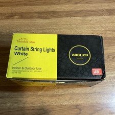 Curtain String Lights, 8 Modes Fairy Hanging Lights for 300 LED White