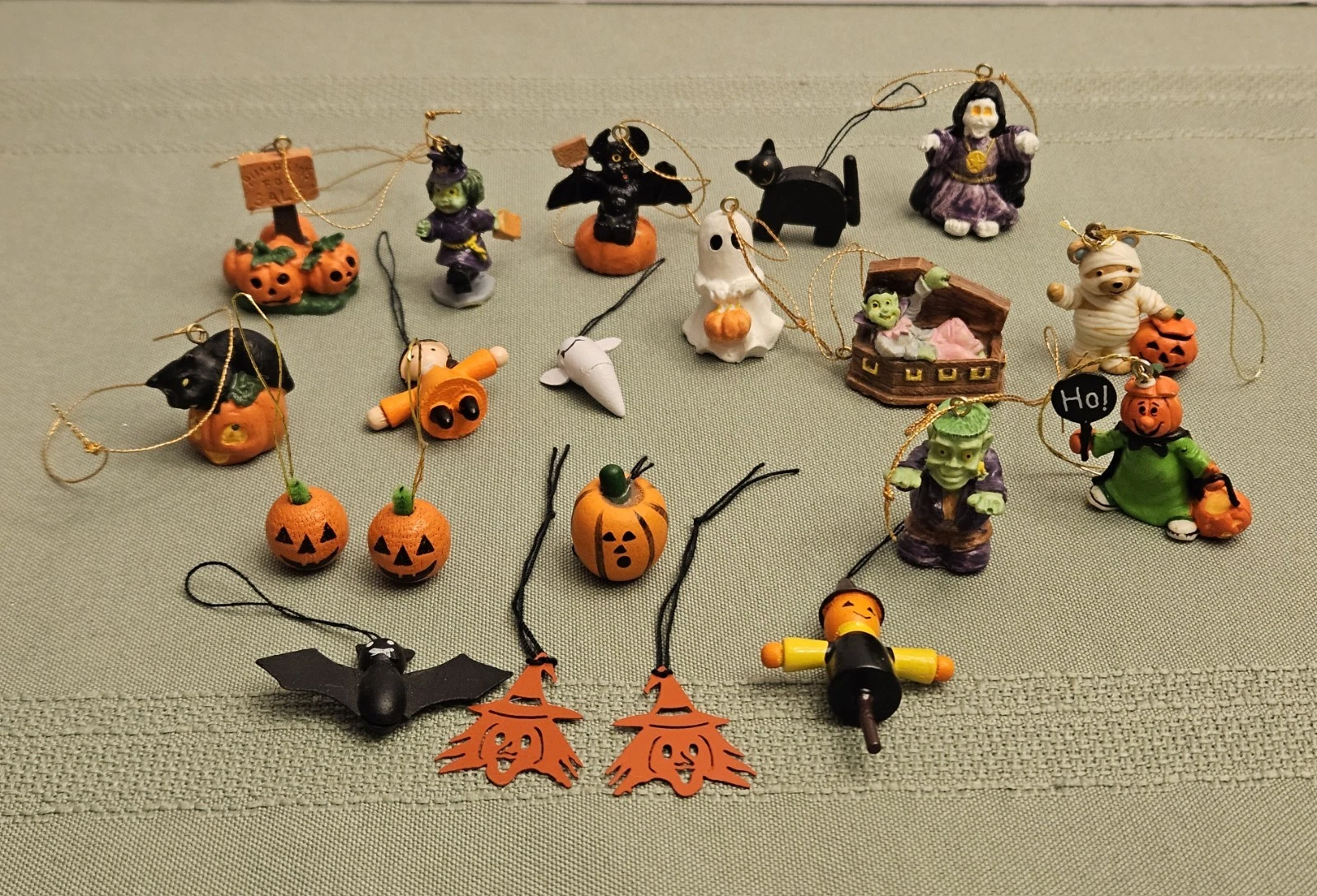 Vintage Halloween Miniature Ornaments Assorted Lot