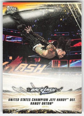 2019 Topps WWE SummerSlam Jeff Hardy def. Randy Orton #62
