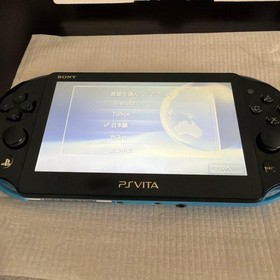 Sony PlayStation PS Vita PCH-2000 Slim Black/Blue Model Excellent Condition