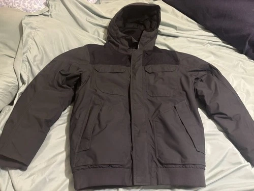 The North Face Gotham Men's 550 Down Hooded Bomber Jacket Black Size L image 6