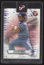 2023 George Brett Topps Pristine Pink Pulsar Refractor 14/15 #7 (H1841)