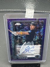 2025 Topps Chrome Update - (Griffin Conine) Purple Auto RC (65/299) Marlins