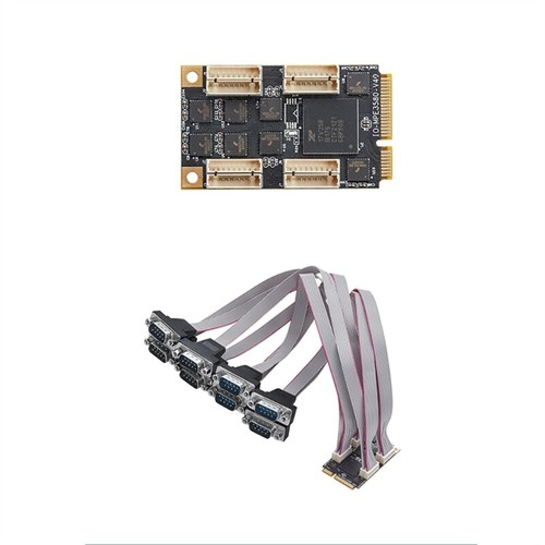 Mini PCI Express 8 Serial Ports Controller Card Mini PCIe DB9 RS232 Adapter - Afbeelding 6 van 7
