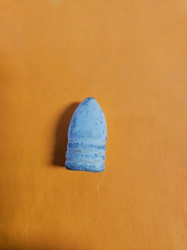 Dropped Civil War .58 Caliber Minnie Ball, 3 Ring Bullet. There are 64 Available
