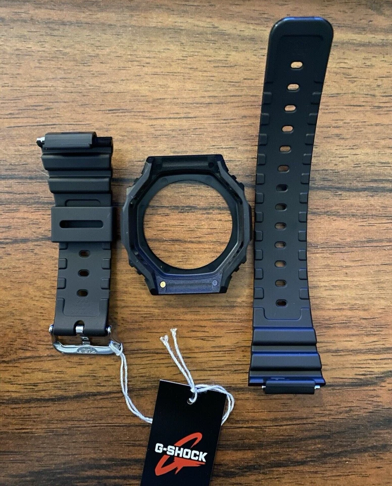 100% ORIGINAL Casio G-Shock Nuevo GA2100 Banda Bisel Repuesto Casioak Negro Foto 3 de 4