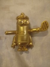 2019 MCDONALDS GOLDEN MINION MINI GOLF NO PACKAGING 2.5"