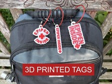 EPI PEN Inside 3D Tag, Medical Alert Schlüsselanhänger, Gepäckanhänger, Medical Alert Tag