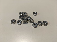 8-32 HEX MACHINE SCREW NUT 18-8 STAINLESS 50 EACH