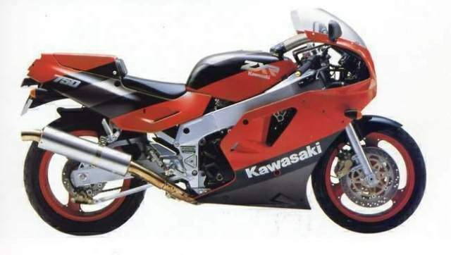 Kawasaki ZXR750 ZXR750R (Ninja ZX-7) SERVICE, Owner's & Parts
