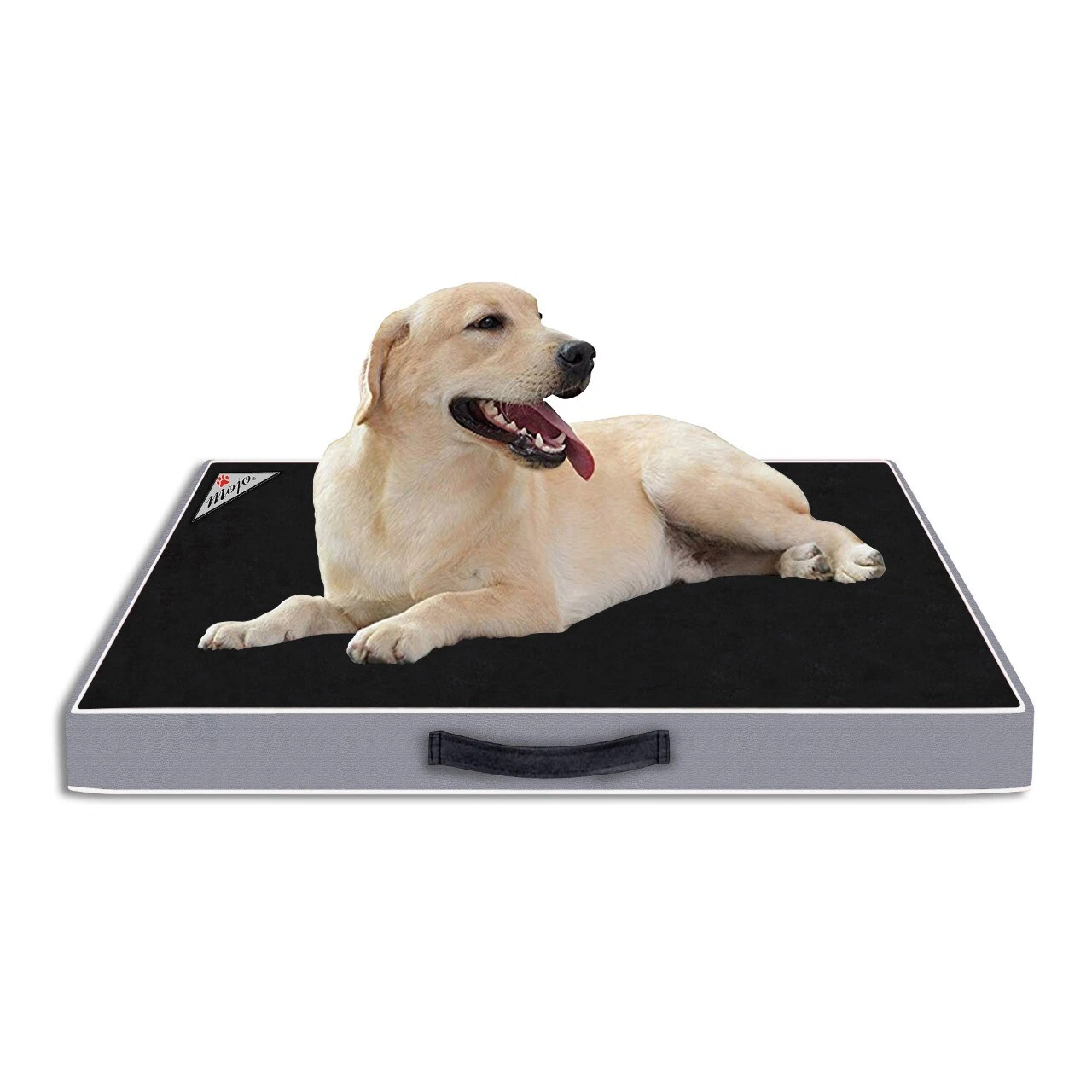 Cage Dog Bed, Mojo Bounce Back Foam, Pet Crate Water Resistant Washable Cover,