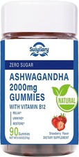 Ashwagandha Gummies 2000mg, Ashwagandha High Strength Root Extract Supplement...