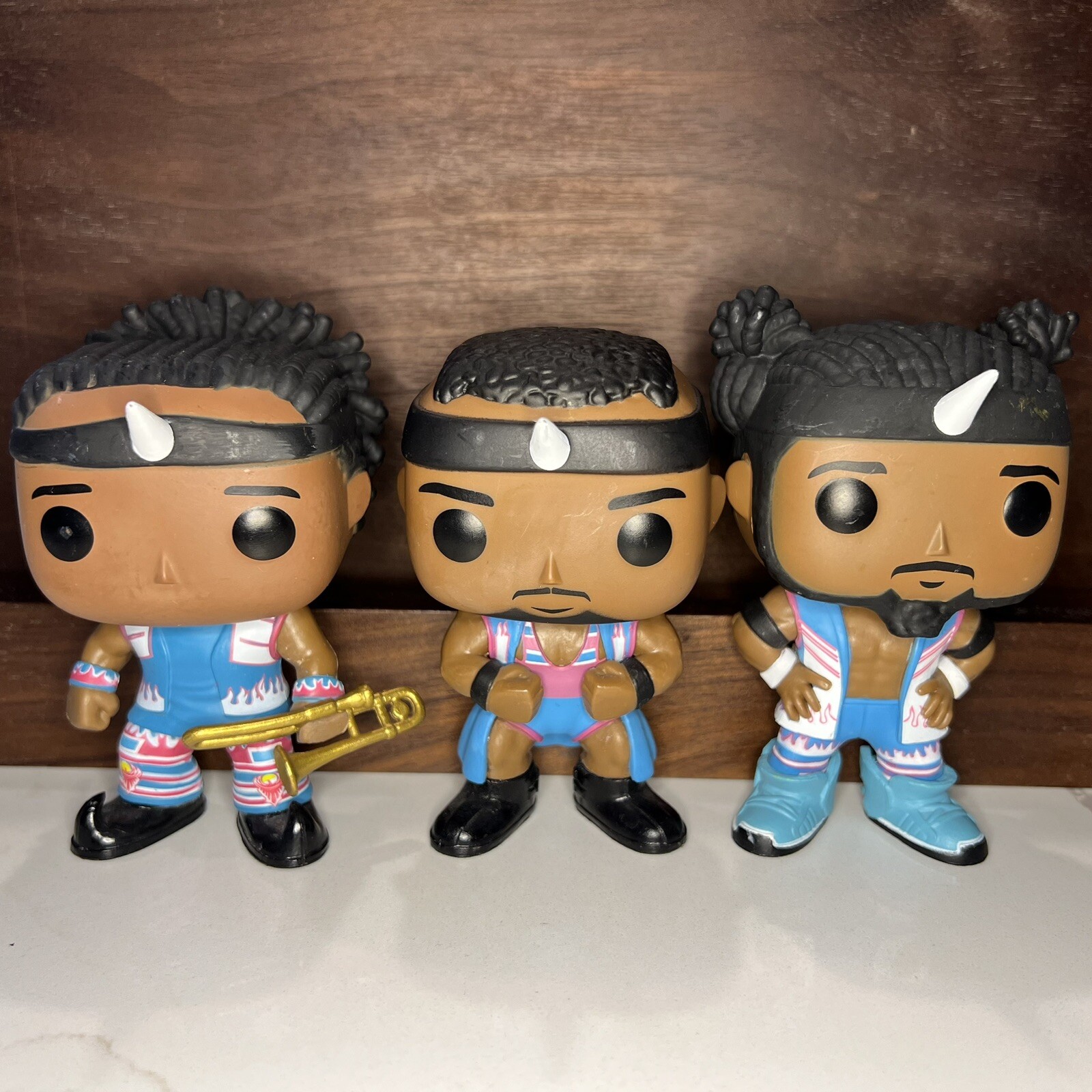 Funko Pop! Paquete De 3 Wwe The New Day Toys R Us Exclusivo Abovedado Xavier Woods Suelto