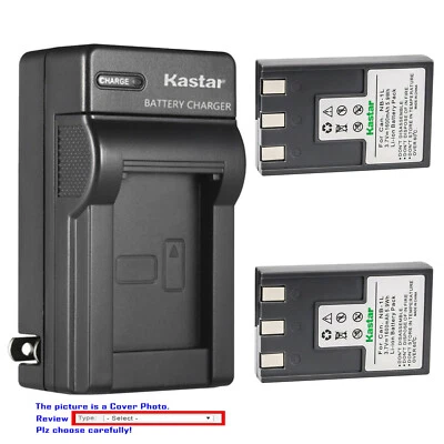 Kastar Battery Wall Charger for NB-1L NB-1LH CB-2L & Canon PowerShot S400 Camera