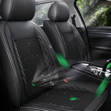 For Honda 5 Sit Car Seat Covers Ice Silk PU Leather Cushion Front Rear Full Set