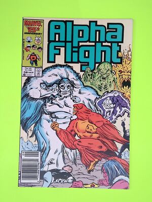 Alpha Flight #38 Vol. 1 1986 Marvel Comics 1st App 7.0 Comic Book K54-229