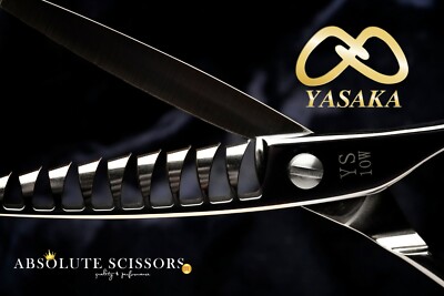 NEW YASAKA YS 10 W HAIR  scissors - shears  10 T  6 INCHES  65% CUT AWAY
