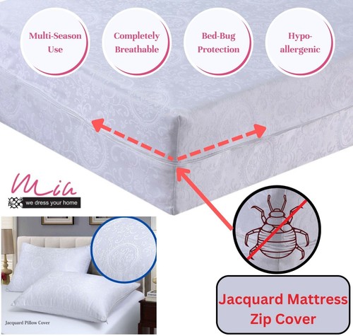 Amazon.com: Utopia Bedding Mattress Protector Zippered Twin XL Size ...