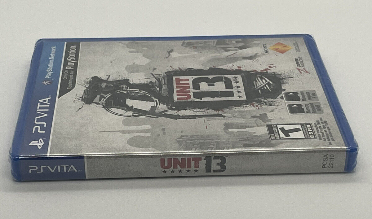 Unit 13 Sony PlayStation Vita Game New Sealed PSV Zipper SOE Unit 13 Sony PlayStation Vita Game New Sealed PSV Zipper SOE