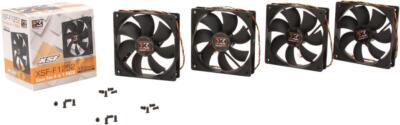 XIGMATEK eXTREME SILENT Series XSF-F1252 120mm Case Fan with FCB -4 Pack
