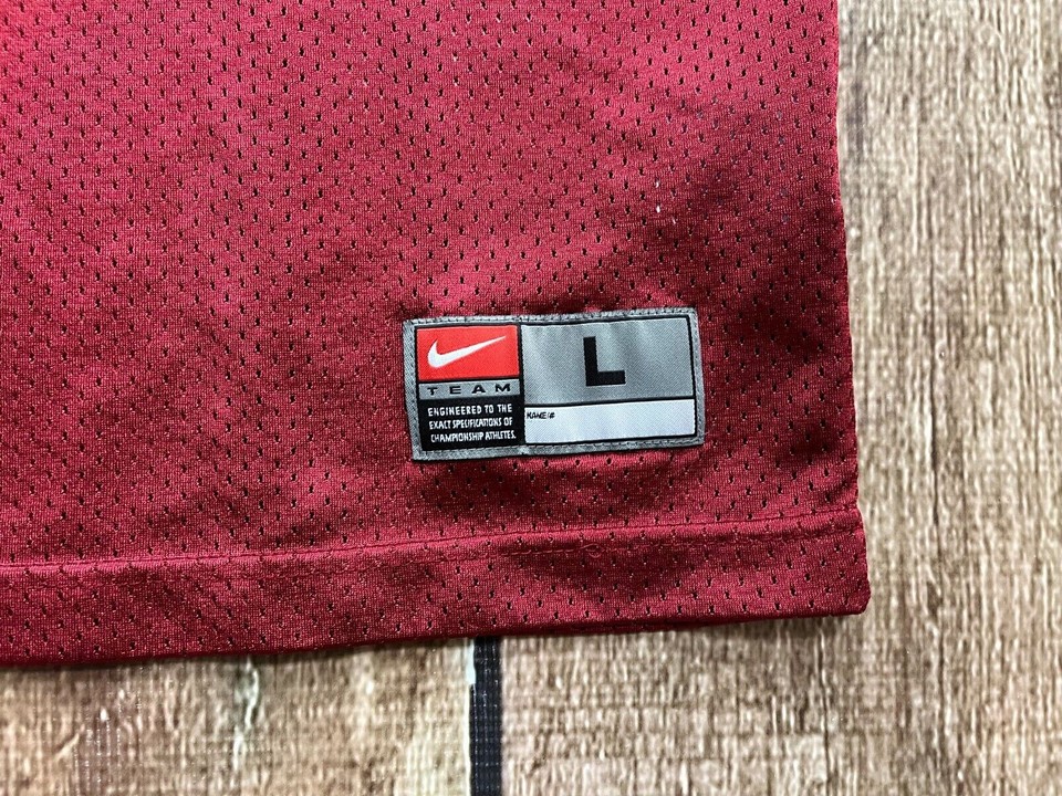 VINTAGE NIKE TEAMS FOOTBALL JERSEY BLANK WASHINGTON NFL COLORS MENS