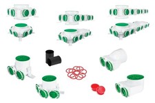 Zubehör für Lüftung mit Wärmerückgewinnung Heizung HLKK Lüftungsanlage 75 mm