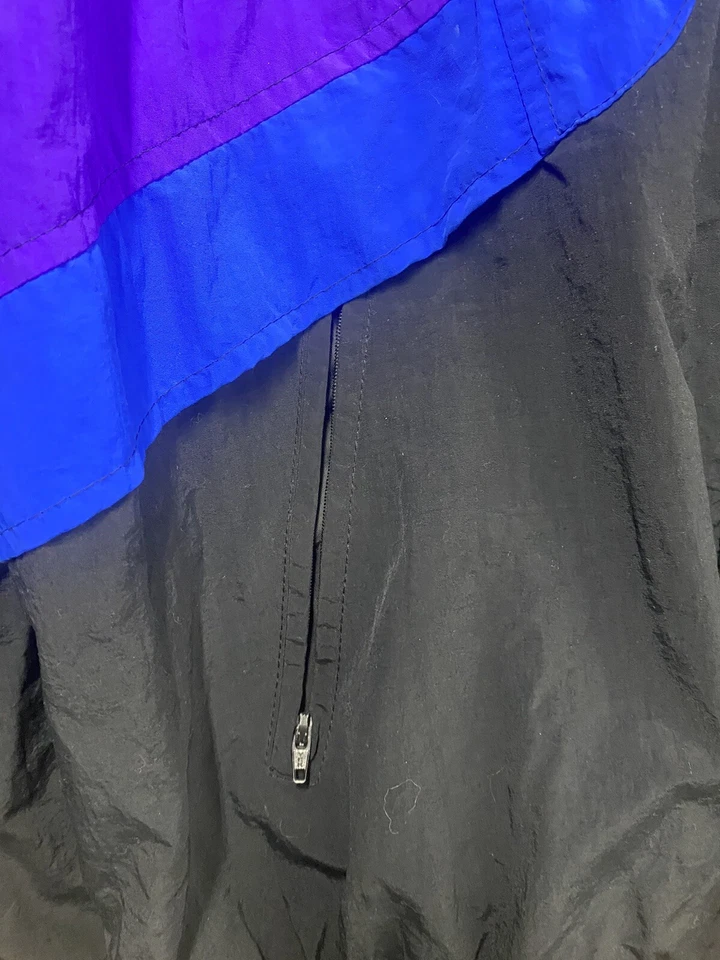 VTG Matco Tools Snowmobile Jacket Mens Medium Purple Black Blue  90s 80s USA - Image 4 of 4