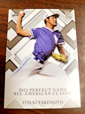 Itsuki Takemoto 2022 Leaf Perfect Game All American Classic Rookie Japan Hawaii