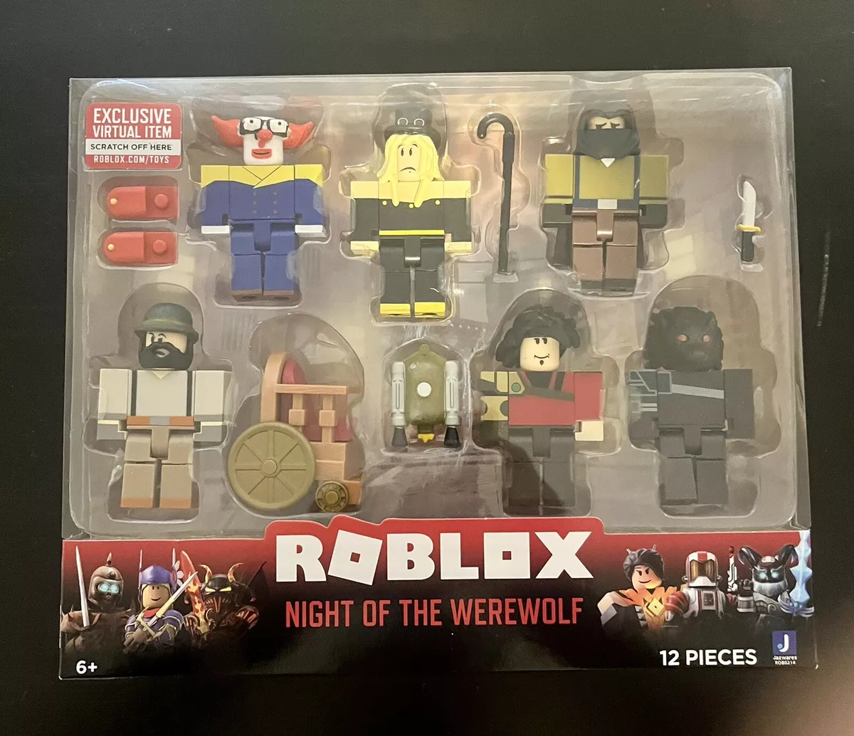 ROBLOX Night Of The Werewolf 12 Piece Collection With Virtual Item Code New