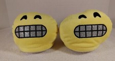 Olivia Miller Smiling emoji slippers Size L 9/10