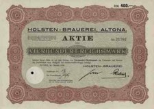 HOLSTEN Brauerei 1926 Altona Hamburg Kiel Dresden Feldschl&ouml;&szlig;chen Carlsberg 400 M