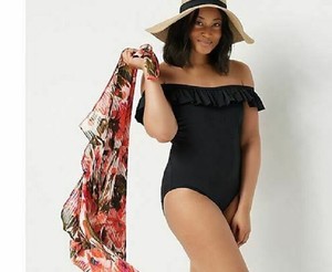 ruffle top one piece swimsuit