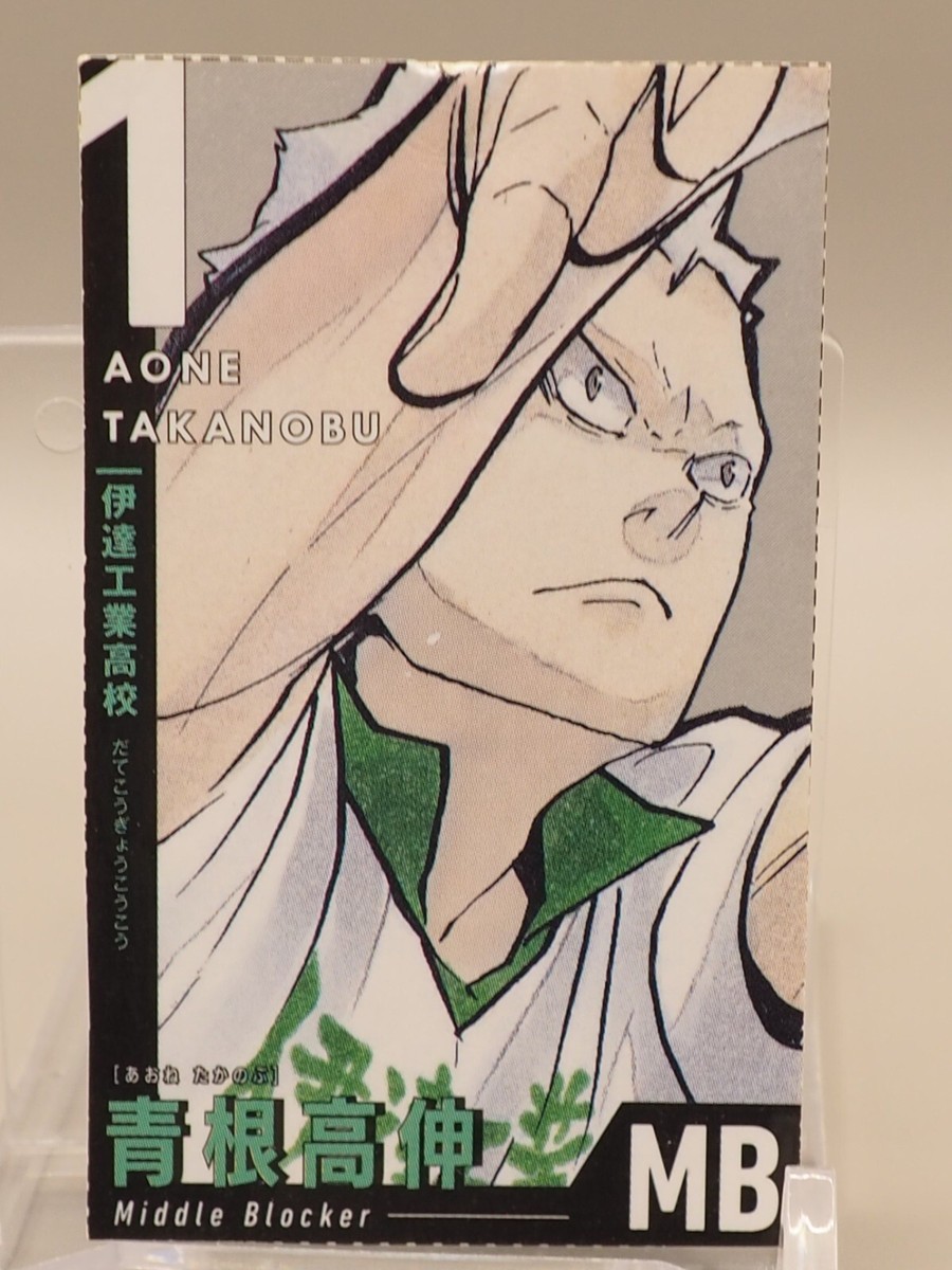 Takanobu Aone Haikyu Volleyball Trading Card Japanese Anime Z407