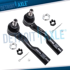 Front Outer Tie Rod Driver and Passenger Side for 03-06 Toyota Sequoia Tundra