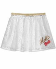 Hello Kitty Toddler Girls Lace Skirt White 2T