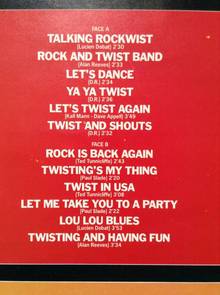 33 Giri Rock And Twist Vol.1 Vinile LP 12" J.L Ferre & Imagine Group -ABA 3382 - Immagine 2 di 4