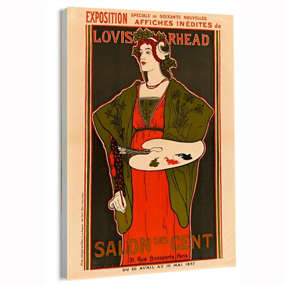 1897 Salon des Cent (Salon of the One Hundred) Paris Movie Poster or Canvas